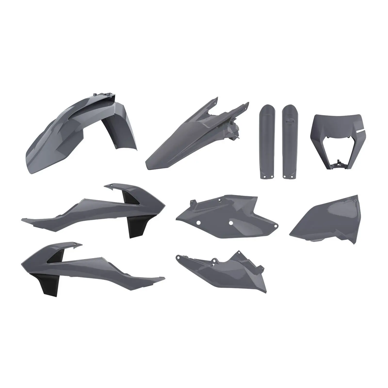Polisport Kit Enduro with Mask KTM EXC/EXC-F (’17-’19 – Grey