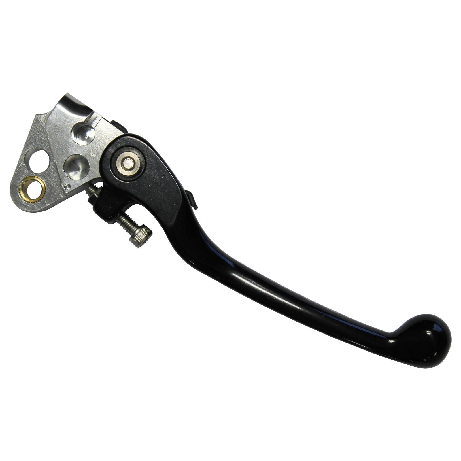WHITES FOLDING CLUTCH LEVER WR250/450F 03-06 BLK - Image 2