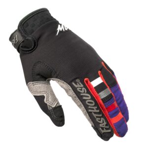 Fasthouse Elrod Evoke Motocross Glove Black/Purple - Image 1