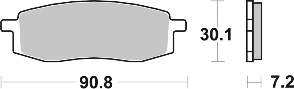 SBS 580SI Front/Rear Brake Pads