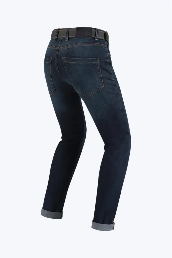 CAFE RACER JEANS WITH BELT MID BLUE 28