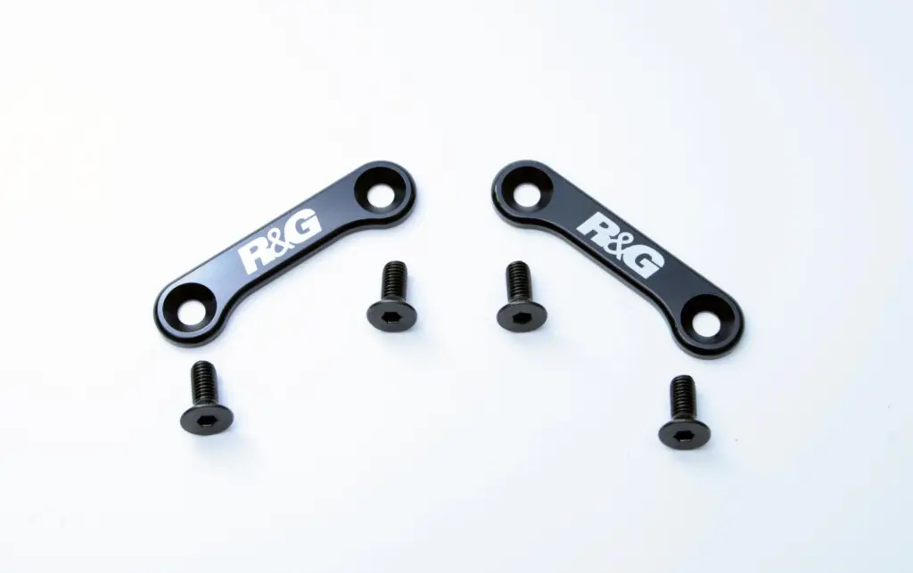 Rear Foot Rest Blanking Plate Pair R & G Racing Triumph Tiger 1050 Sport '16-