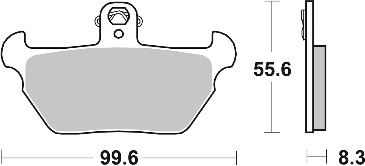 SBS 644HS Front Brake Pads - Image 1
