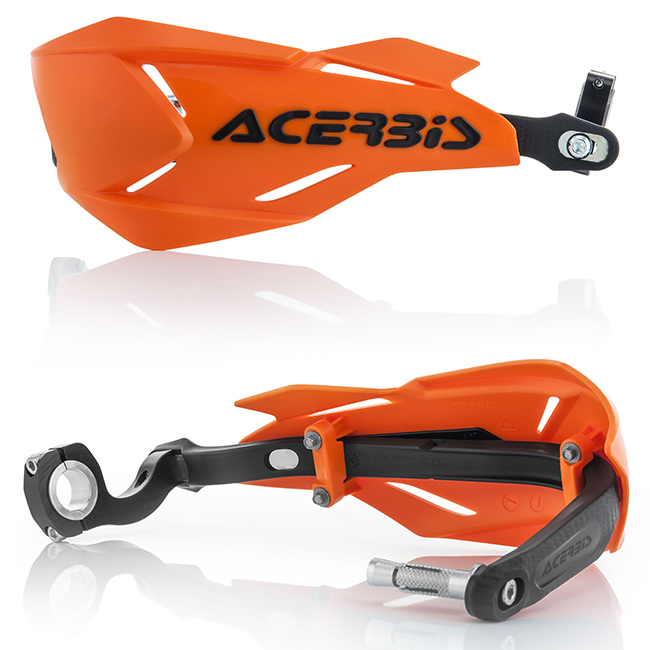 X-Factory handguard Orange/ Black Acerbis [A] - Image 1