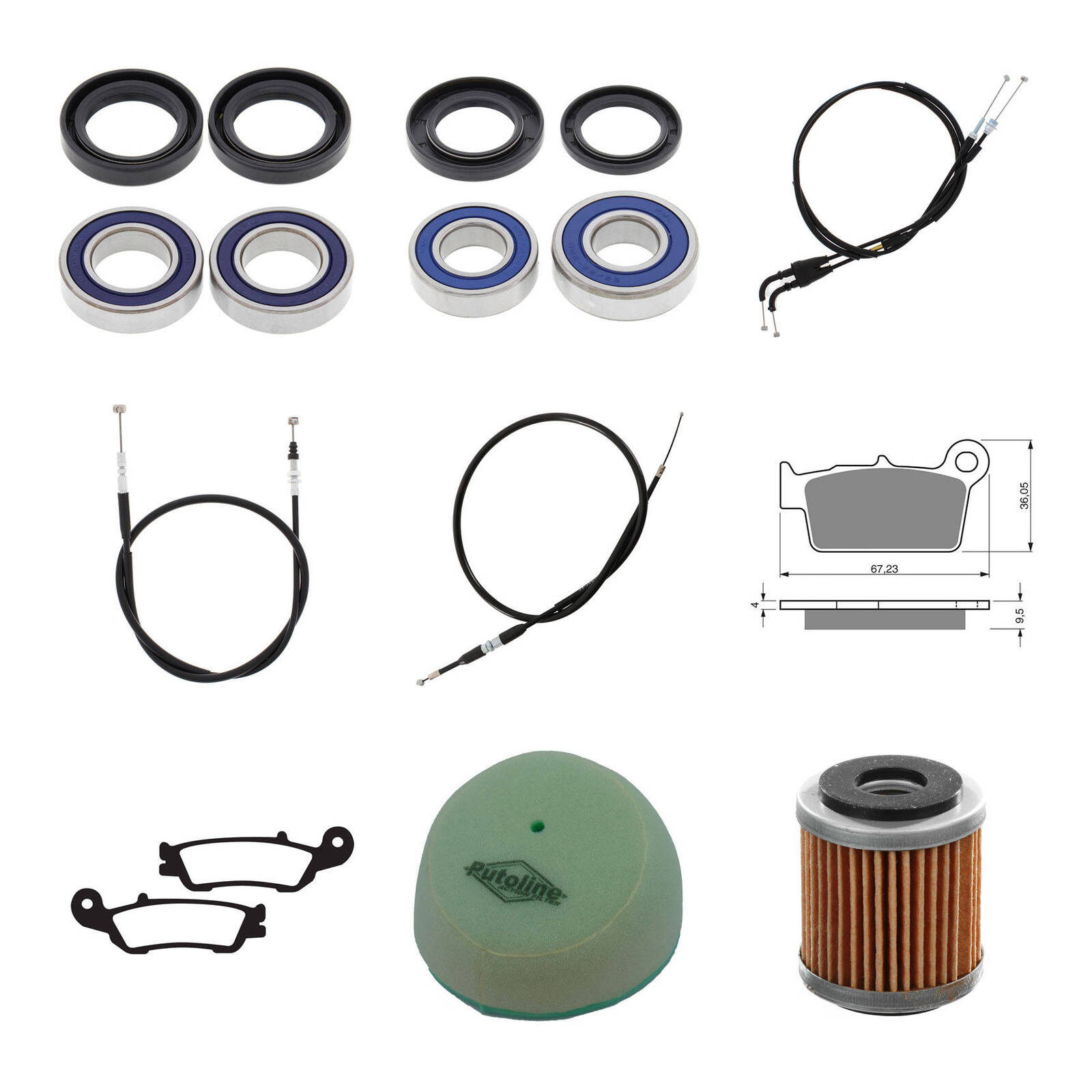 Offroad Refurb Kit - Yamaha YZ250F '07-'08 - Image 1