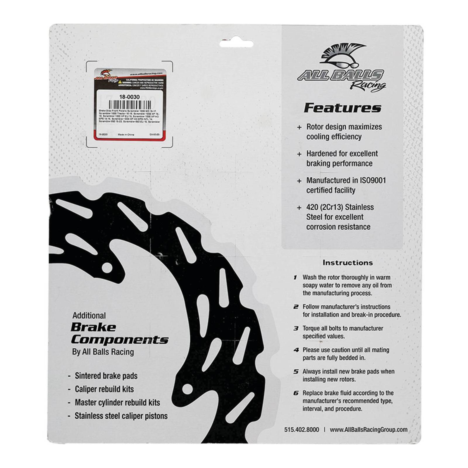 Brake Disc Front / Rear 18-0030 - Image 5