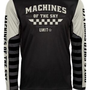 Unit Trial Motocross Jersey Black - Image 3