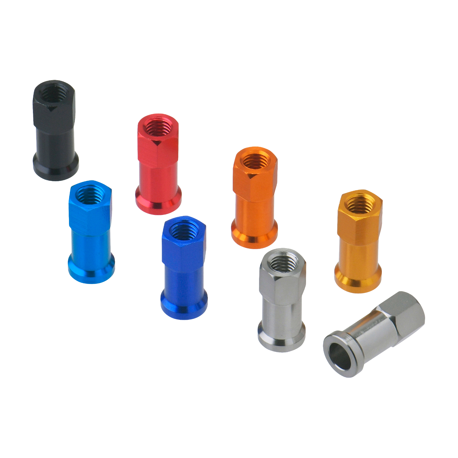 DRC RIM LOCK NUTS 2PCS RED - Image 2