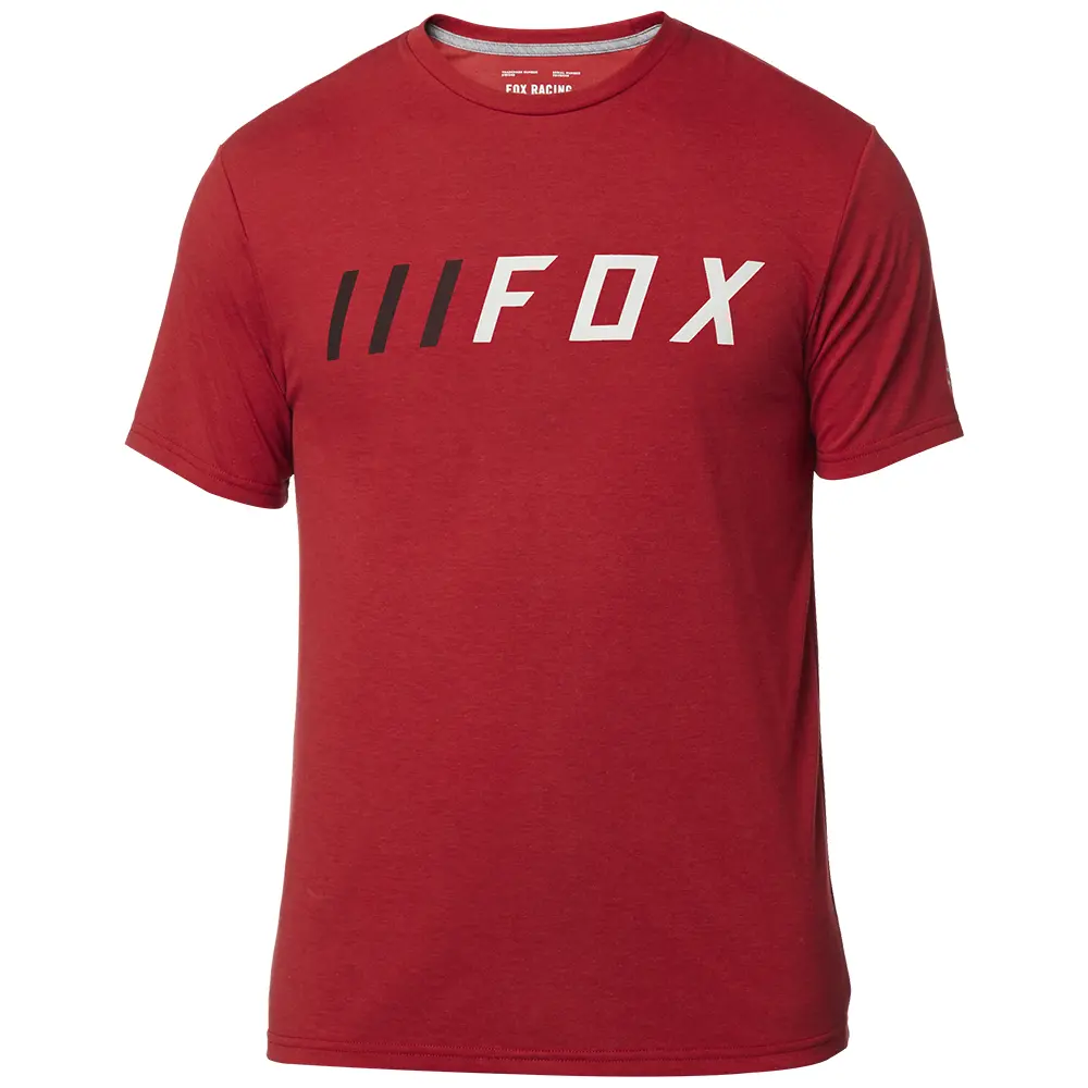 Fox Down Shift Tech Tee Cardinal