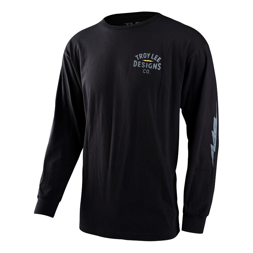 Troy Lee Designs Lightning Long Sleeve Tee Black - Image 1