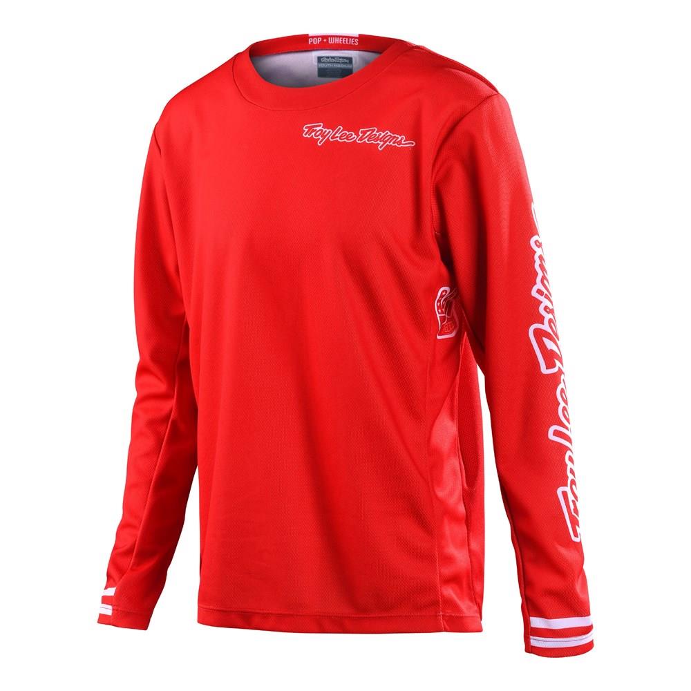 Troy Lee Designs GP Mono Motocross Jersey Youth Red - Image 2