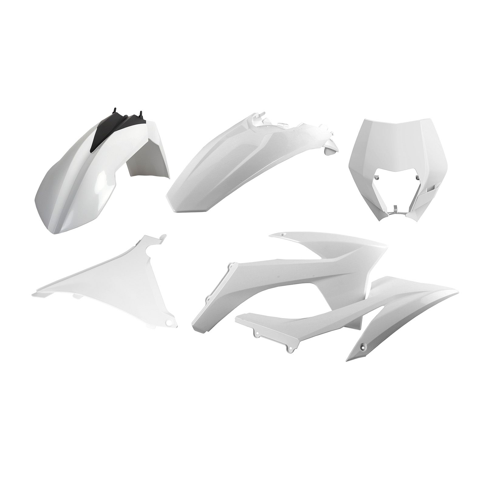 POLISPORT ENDURO KIT KTM EXC/EXC-F/XC-W/XCF-W 12-13 WHITE - Image 1