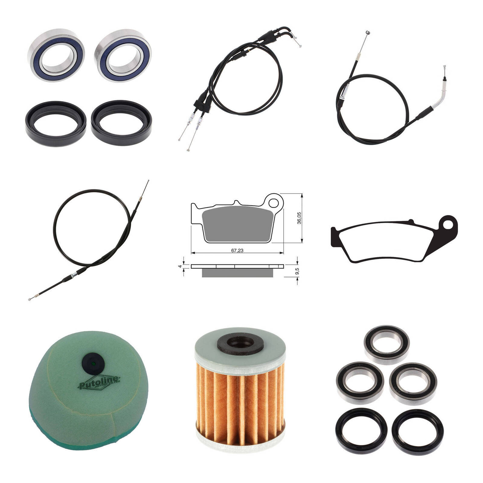 Offroad Refurb Kit - SUZ RMZ250 '08-'09 - Image 1