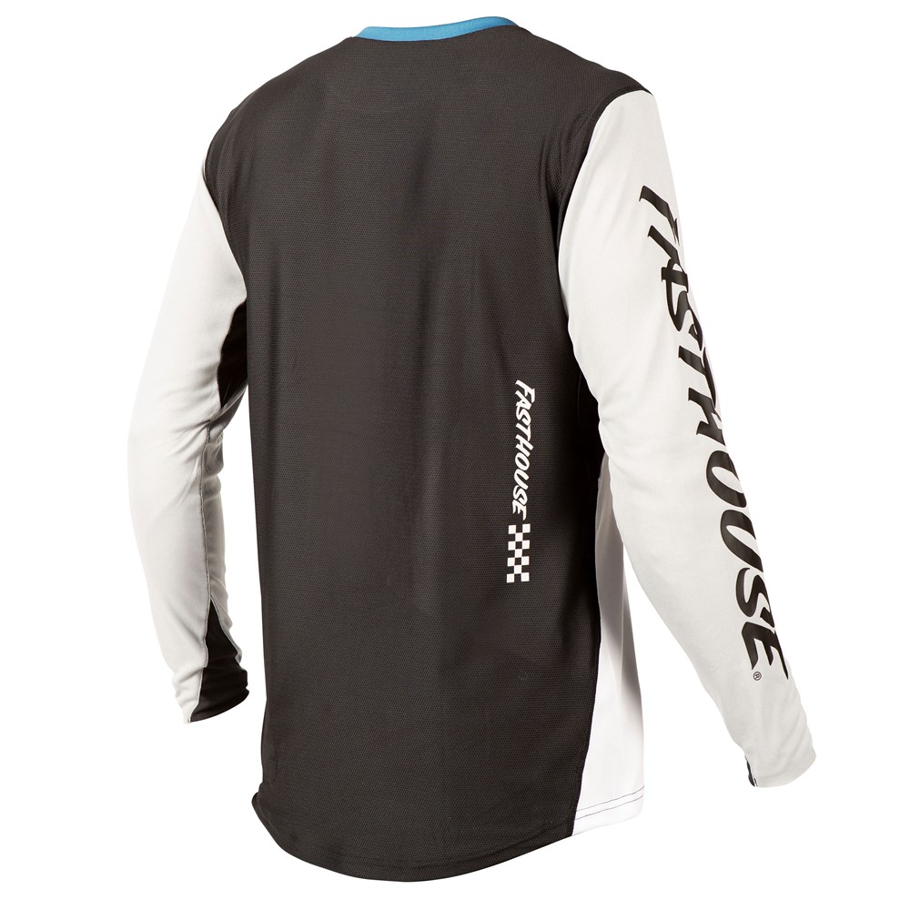 Fasthouse Alloy Kilo Long Sleeve Jersey Slate/White - Image 2