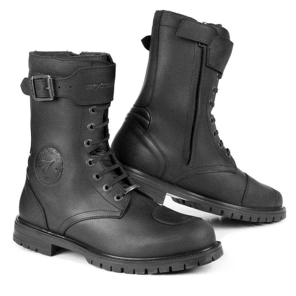 Stylmartin Rocket Cafe Racer Road Boots Black - Image 1