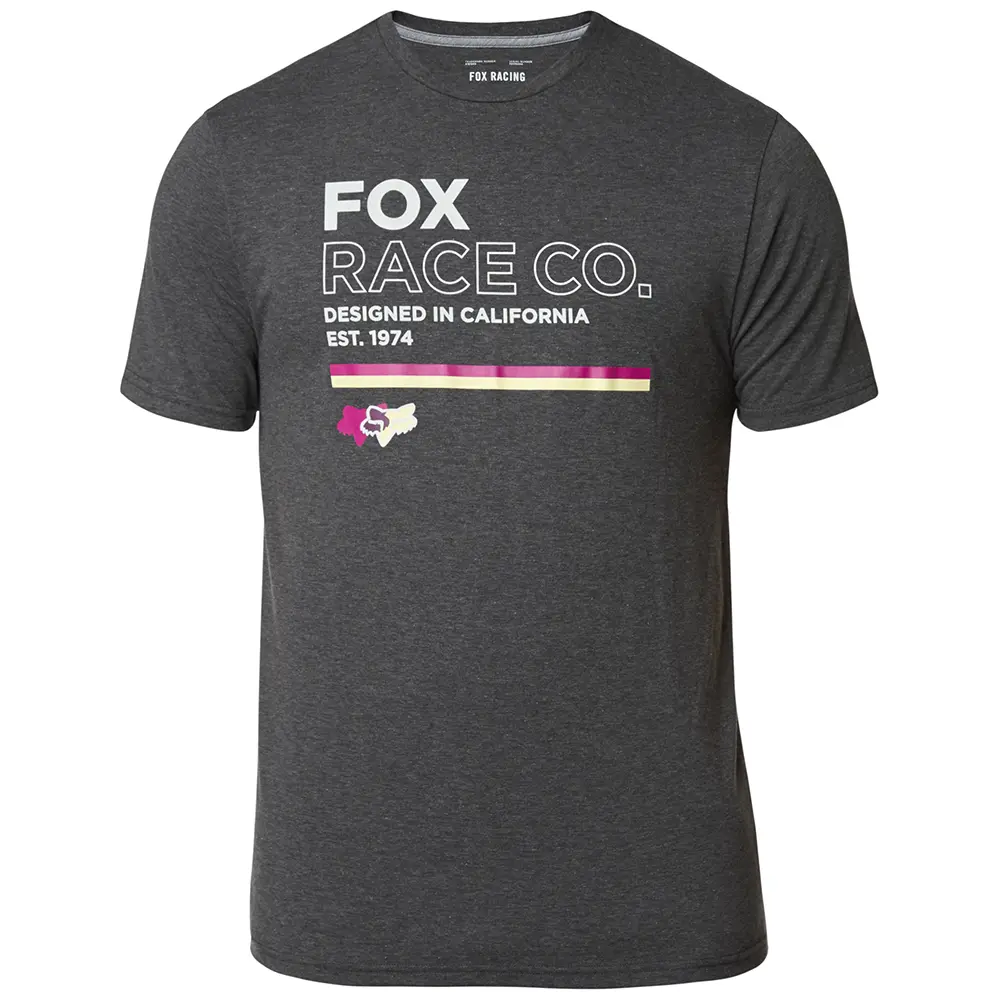 Fox Analog Tech Tee Heather Black