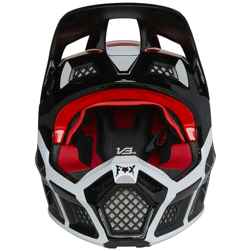 Fox RS Celz ECE Motocross Helmet Red/Black/White
