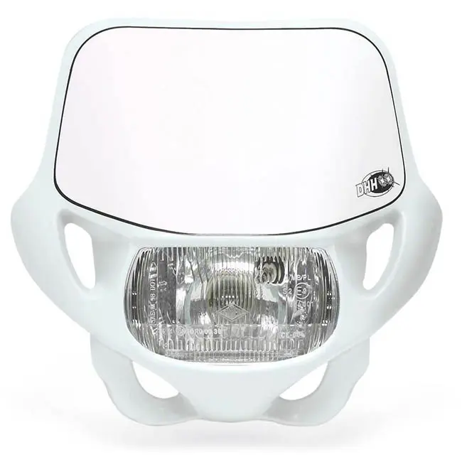 White DHH Headlight Certified DOT/ECE Acerbis [A]