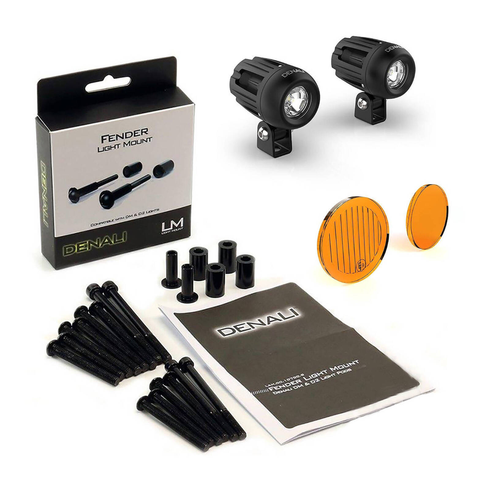 Denali Visibility Package 2.0 DM Amber - KTM 790 ADV/R - Image 1