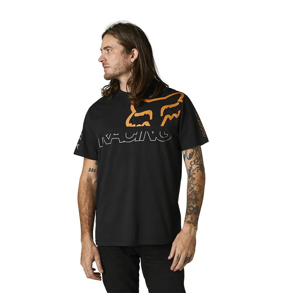 Fox Skew Crew Black Tee