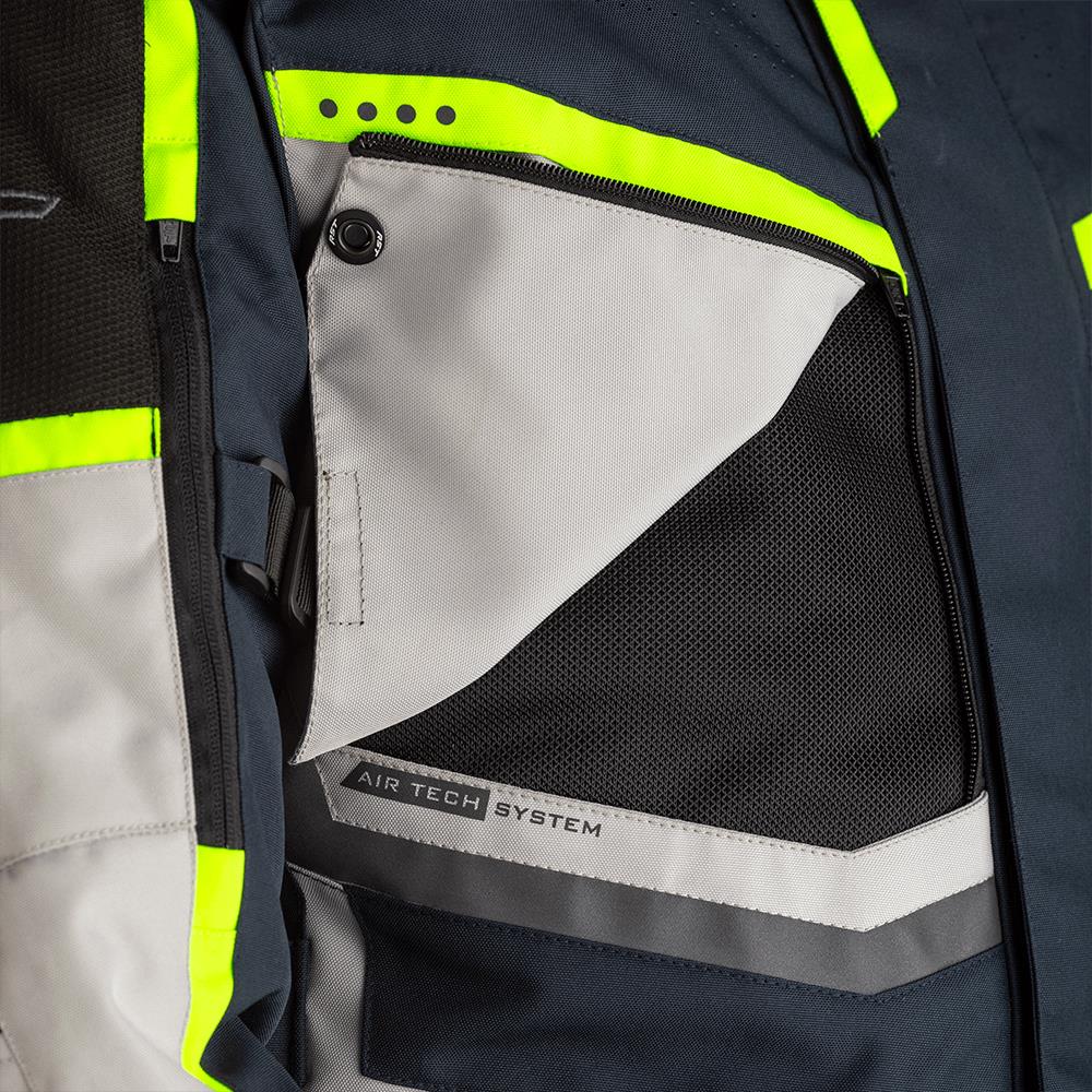 Jacket RST Maverick Textile Blue/Yellow - Image 4