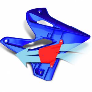 SHROUD YZ125 YZ250/X 05-16 BLU - Image 2