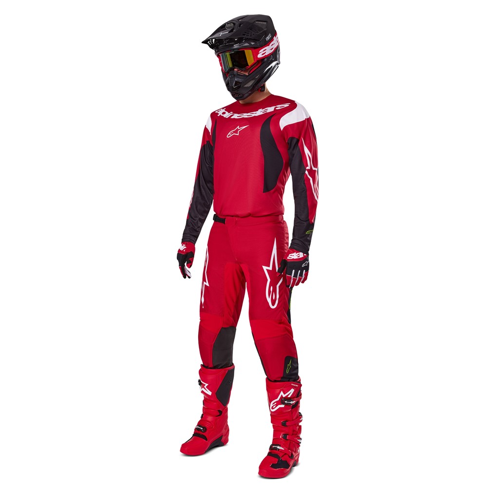 Alpinestars Fluid Haul Motocross Pants Bright Red/Black - Image 4