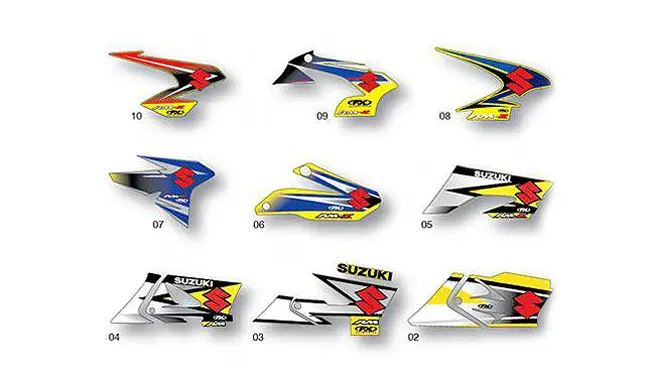 OEM 08 RM125/250 01-08 Tank/shrouds                        []