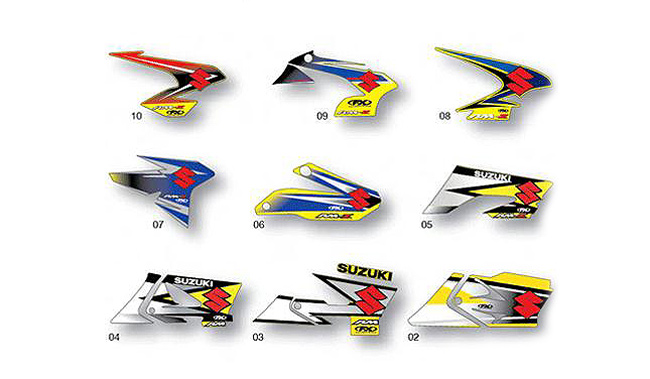 OEM 08 RM125/250 01-08 Tank/shrouds                        [] - Image 1