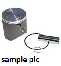 PISTON KIT VERTEX FLAT TOP GASGAS HUSQVARNA KTM 125 TWIN RING - Image 1