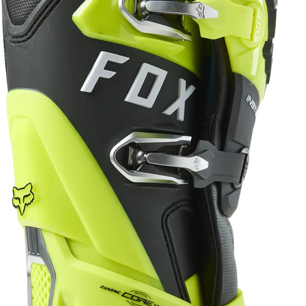 Fox Instinct Motocross Boots Flo Yellow