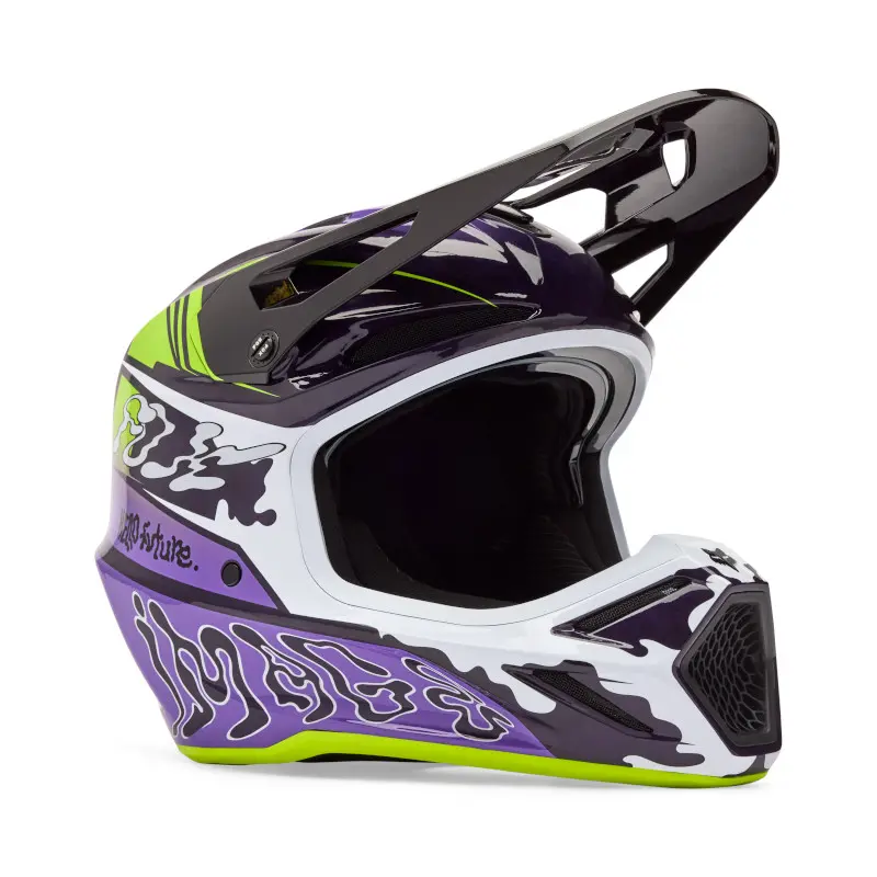 Fox V3 RS Image Phantom LE Motocross Helmet Purple Haze
