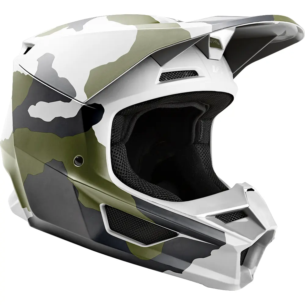 Motocross Helmet Fox V1 Przm Ece Youth Camo