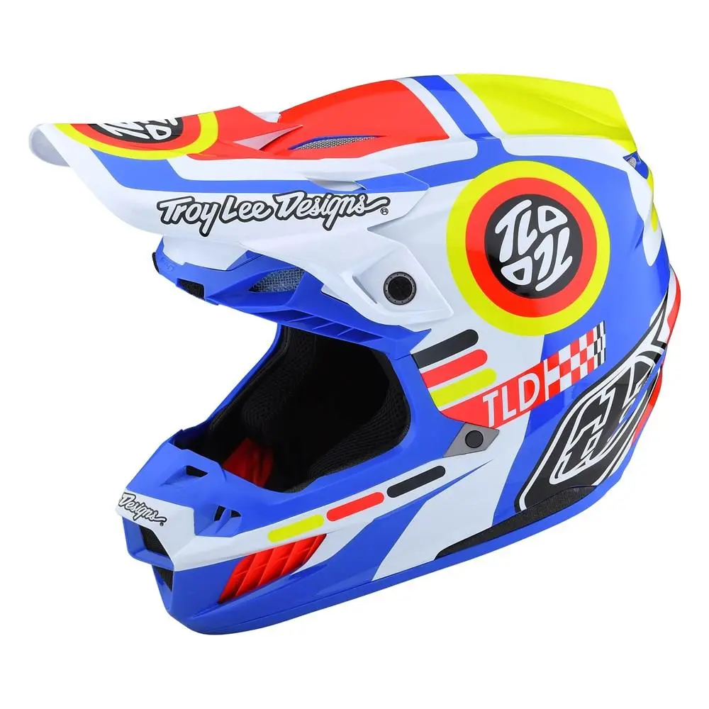 Troy Lee Designs SE5 ECE Composite Drop In Motocross Helmet White