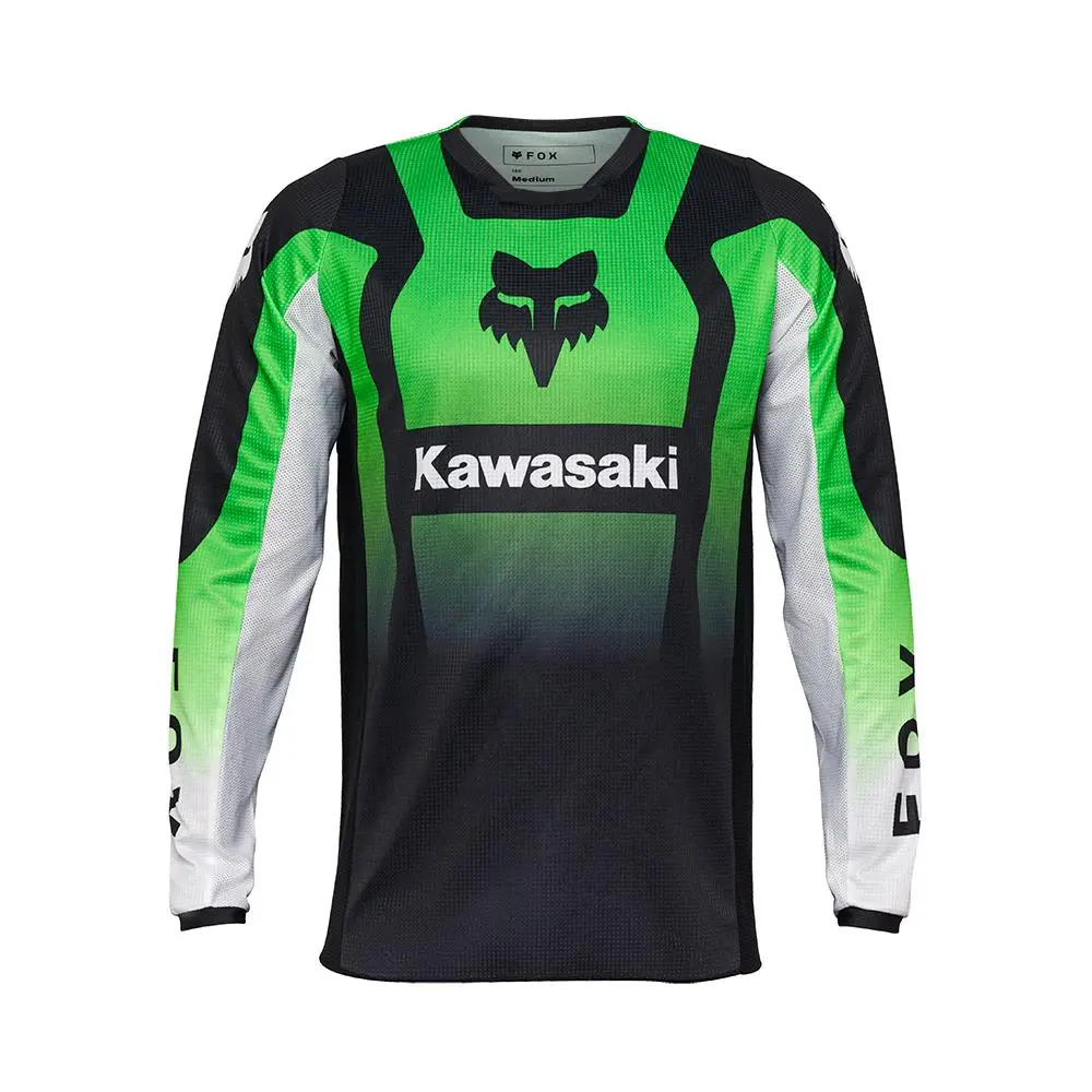 Fox 180 Kawasaki Motocross Jersey Flo Green