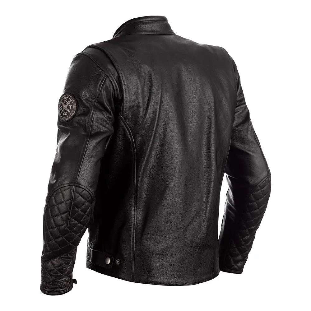 RST Matlock CE Leather Road Jacket Black