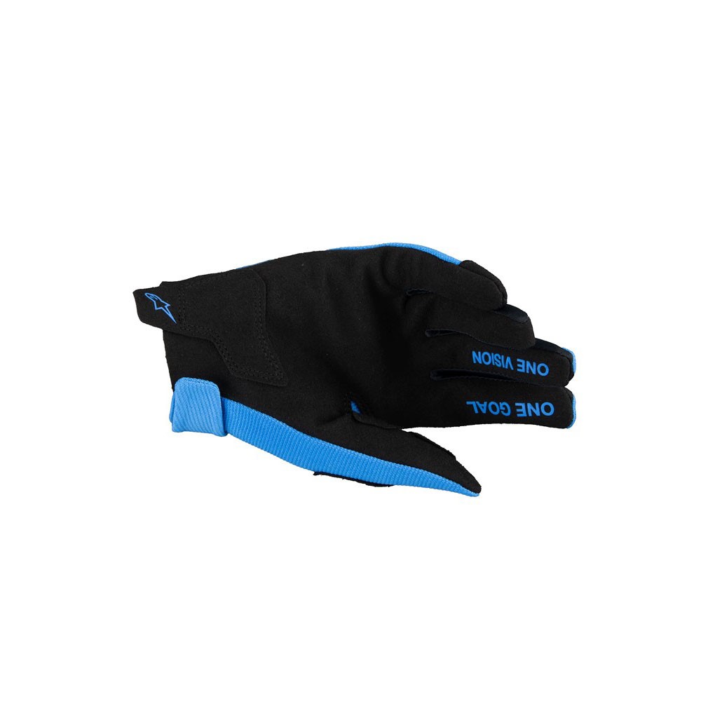 Alpinestars Youth Radar Motocross Gloves Blue/Black - Image 2