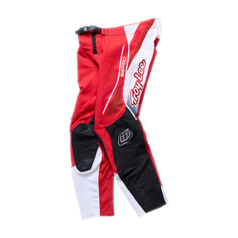 Troy Lee Designs SE Pro Salvo Motocross Pants Youth Red/White - Image 1