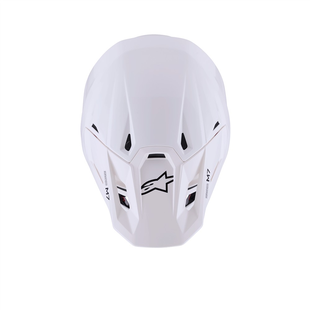 S-M7 Helmet Solid Gloss White XS - Image 4