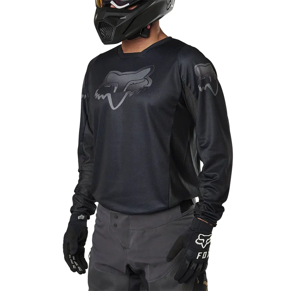 Fox 180 Blackout Motocross Jeresy Black/Black