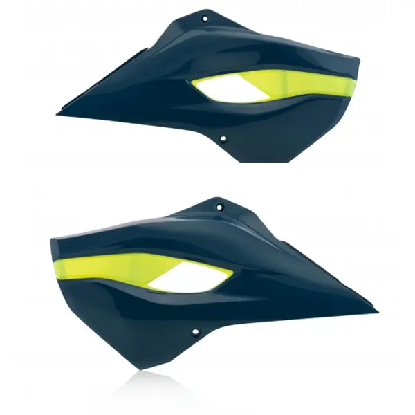 Radiator Scoops Husqvarna OEM Blue/Yellow 14/16 Acerbis [A]