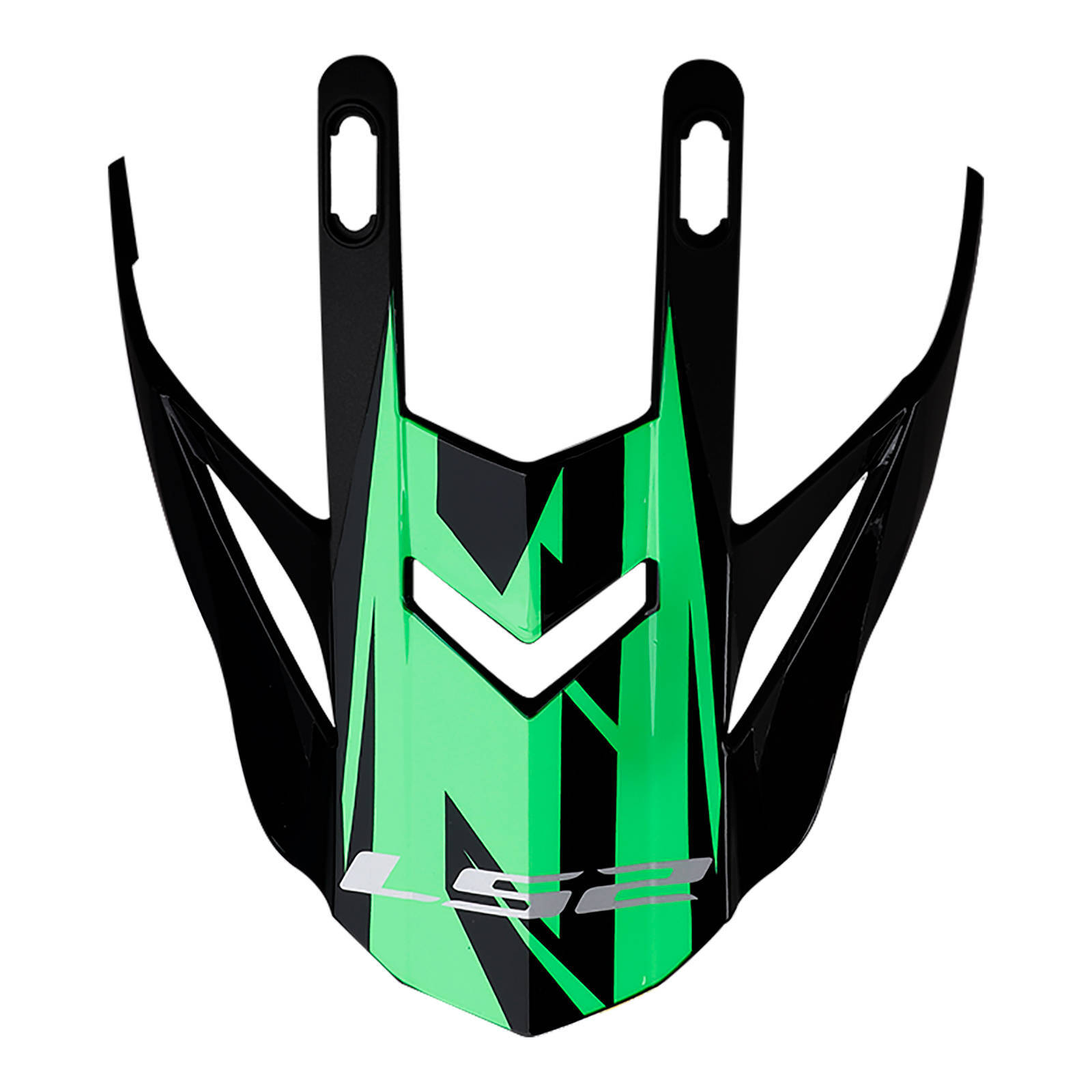 LS2 MX437 Fast Evo Peak Roar - Black / Green - Image 1