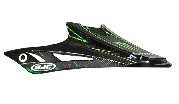 CSMX Rubber Black Peak HJC                                 []