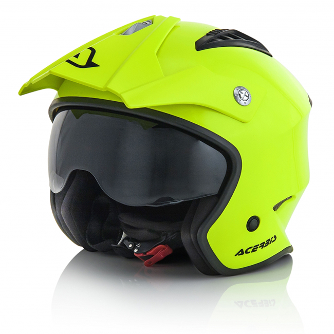 Acerbis Jet Aria Yellow Fluo Helmet - Image 1