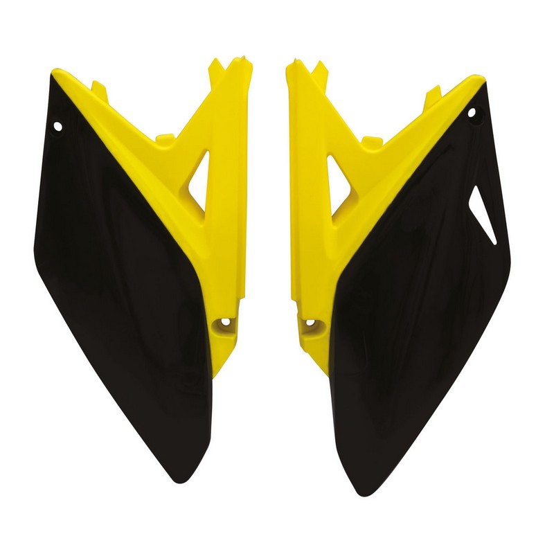 SIDEPANELS RTECH MADE IN ITALY RMZ250 10-18 BLACK YELLOW - Image 1