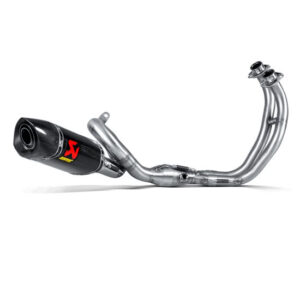 Full Stainless System/Carbon Muffler  Yamaha MT07/FZ07 14-23/XSR700 16-23/Tracer 700 16-19/Tracer 7/GT 2020-23 - Image 1
