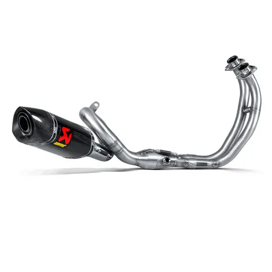 Full Stainless System/Carbon Muffler Yamaha MT07/FZ07 14-23/XSR700 16-23/Tracer 700 16-19/Tracer 7/GT 2020-23