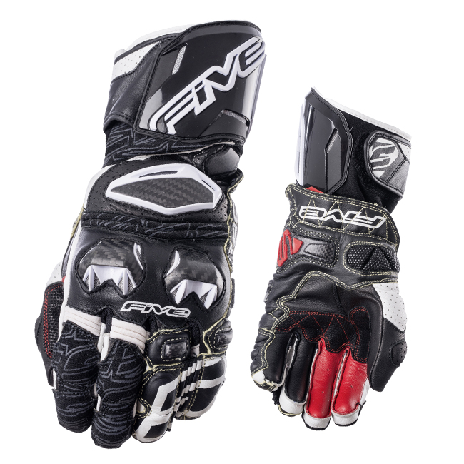 Glove Five RFX Kevlar Race Black/White - Image 1