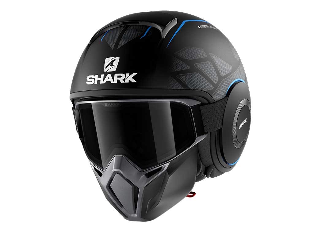 Shark Street Drak Hurok Mat Helmet - Image 4