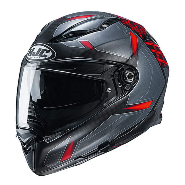 Road Helmet HJC F70 Dever MC1SF Red - Image 1